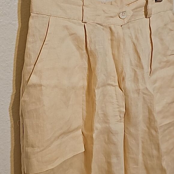 CYGNE DESIGN DIANE B LINEN VINTAGE SHORTS SIZE 6 - Picture 2 of 12